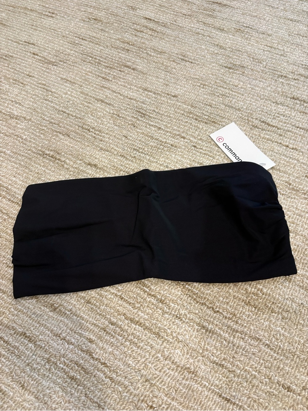 Commando Black Strapless Bandeau